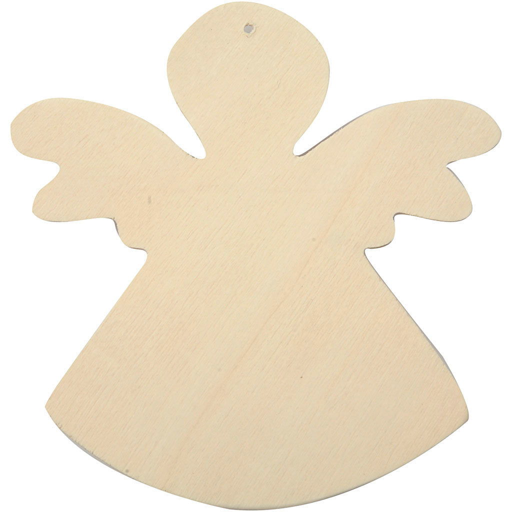 Creativ company versier je houten engel, 6st.