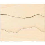 Mod podge • houten gietmal voor epoxy gieten rivier