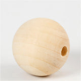 Creativ company http: www.cchobby.nl houten-kraal-d-40-mm-gatgrootte-7-mm-6-stuk-1-doos