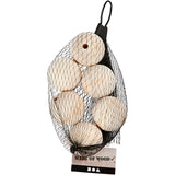 Creativ company http: www.cchobby.nl houten-kraal-d-40-mm-gatgrootte-7-mm-6-stuk-1-doos