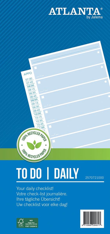 Djois atlanta things to do today - 100% gerecycled papier - fsc - voordeelpak 5 stuks
