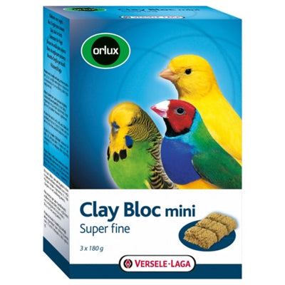 Orlux Clay Block Mini Canary Parakeet Tropical Birds