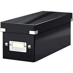 Cd-box click store leitz zwart