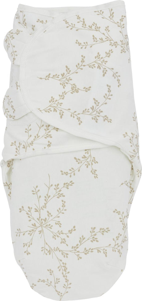 Meyco baby branches swaddle inbakerdoek - sand - 0-3 maanden - 1.0 tog