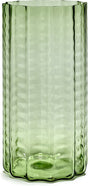 Serax - ruben deriemaeker waves - vaas - transparant groen - 18 ø - h 35cm - 2,88kg
