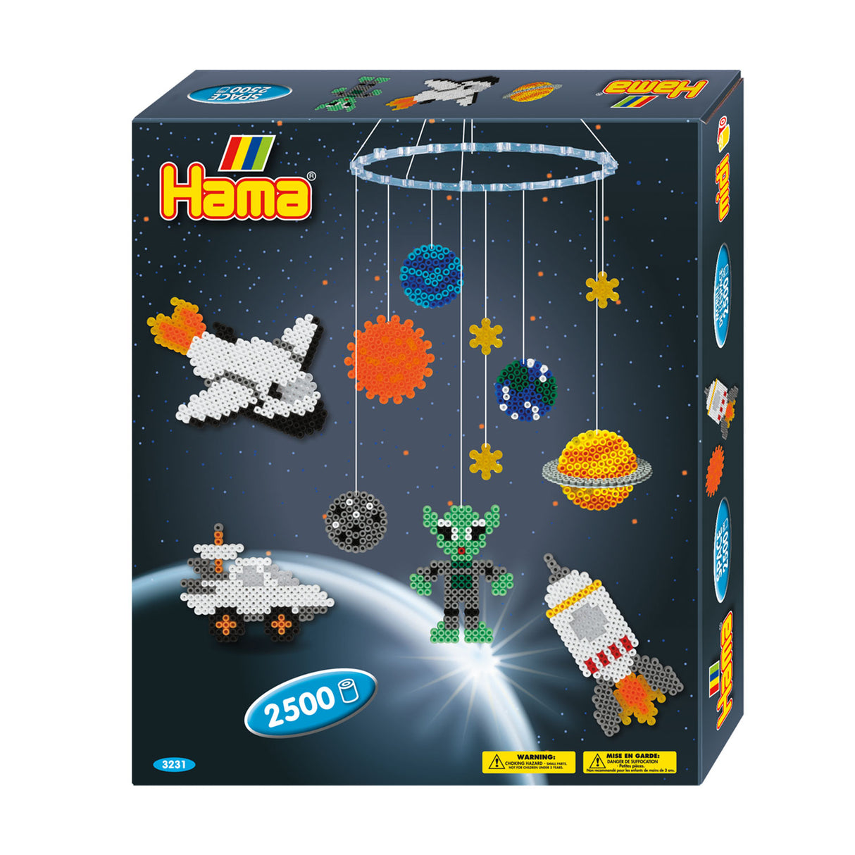 Hama String Bead Set Space Reesen, 2500st.