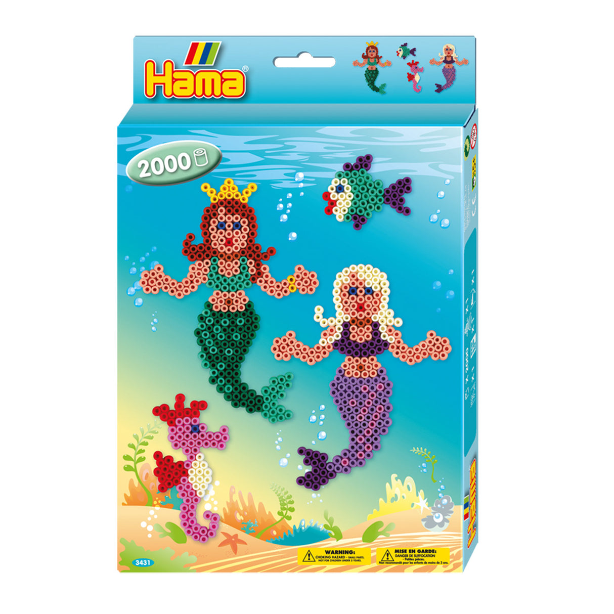 Hama Ironing Bead Set Mermaid, 2000.