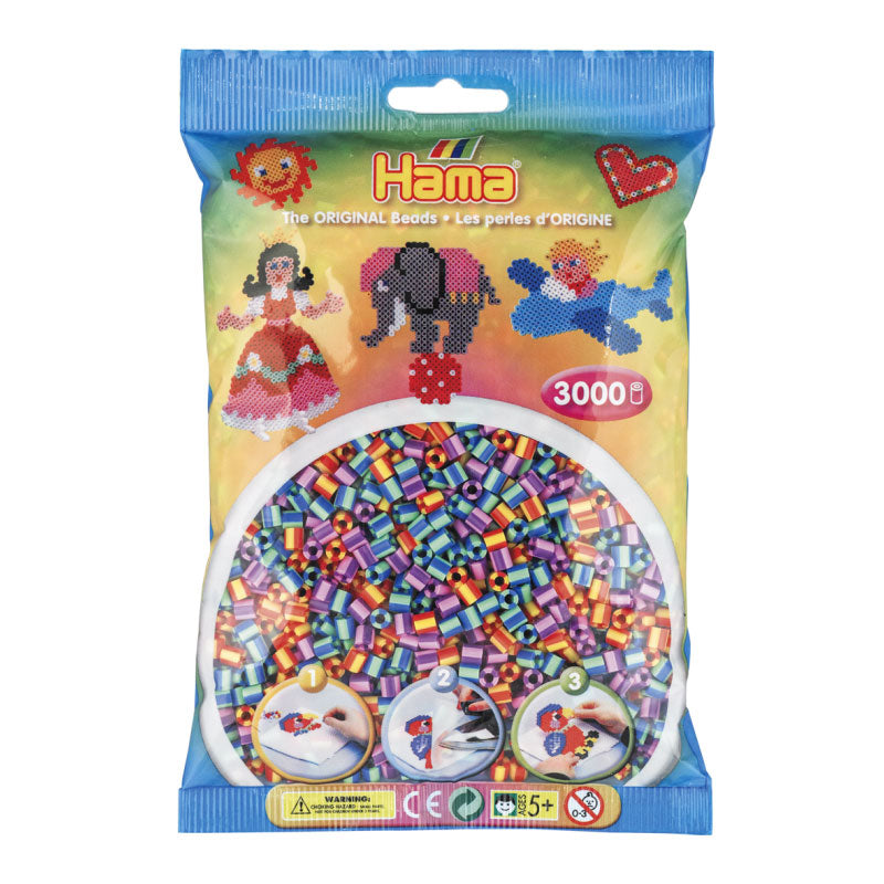 Hama String Bead Mix gestreift (201-92), 3000st.