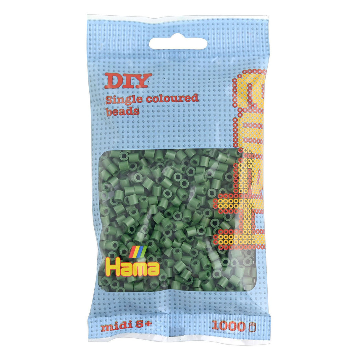 Hama Iron Beads Forest Green, 1000st.