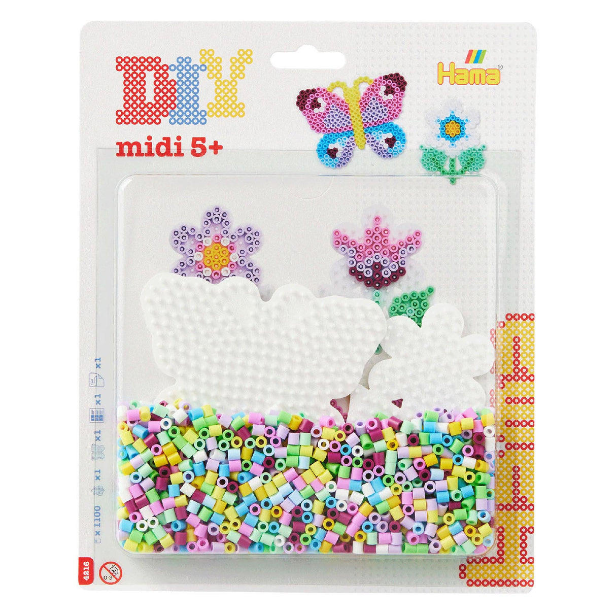 Hama String Perle Set Butterfly, 1100st.