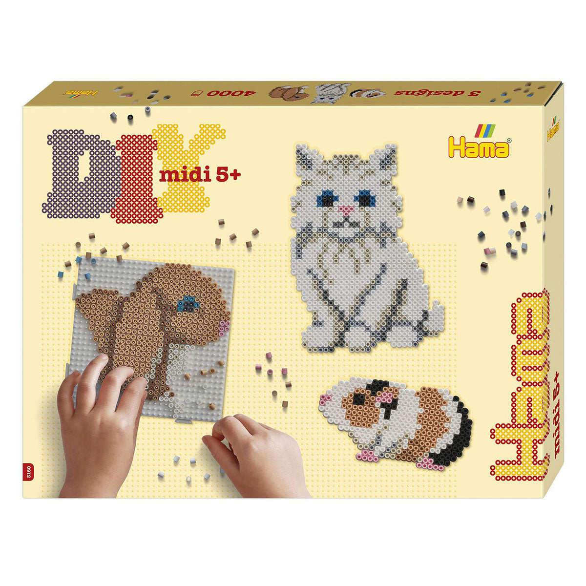 Hama Ironing Bead Set Regal Box Animals, 4000º.