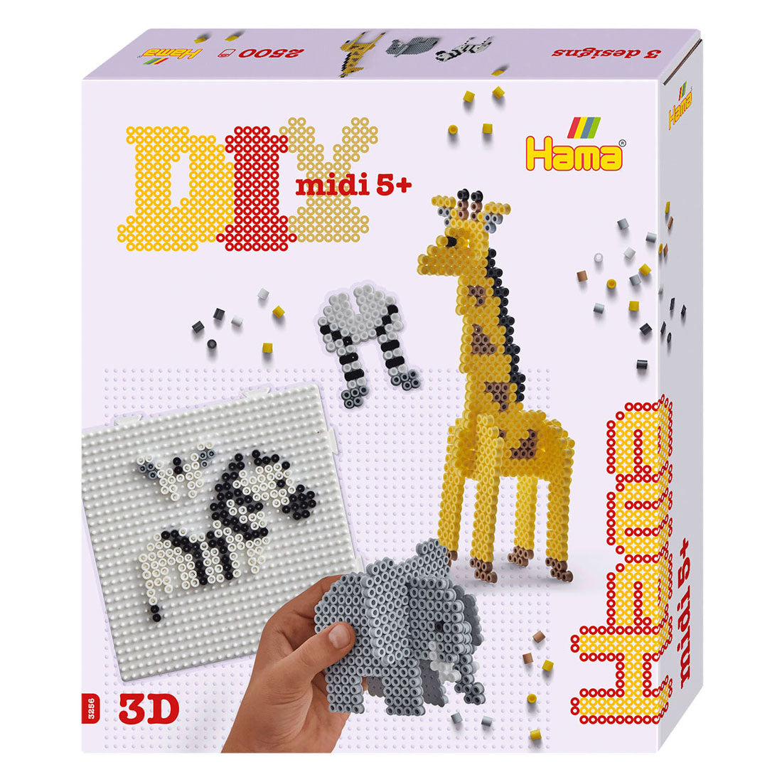 Hama Iron Bead Set Regalo Box - 3D Safari