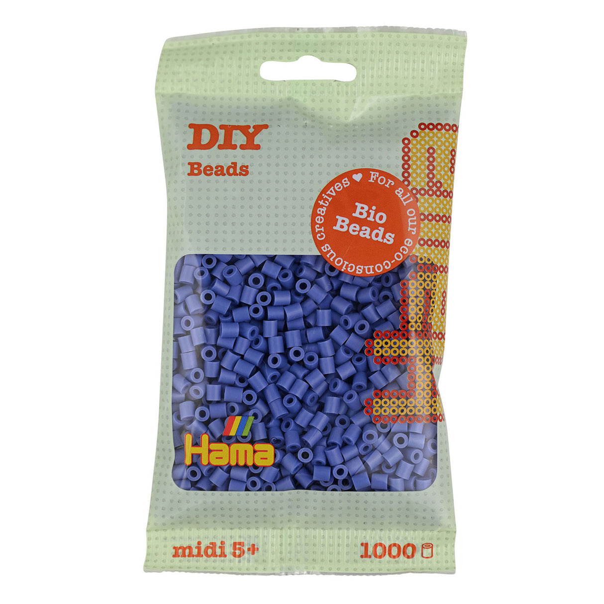 Hama Bio String perles - Lavendel Purple (107), 1000st.