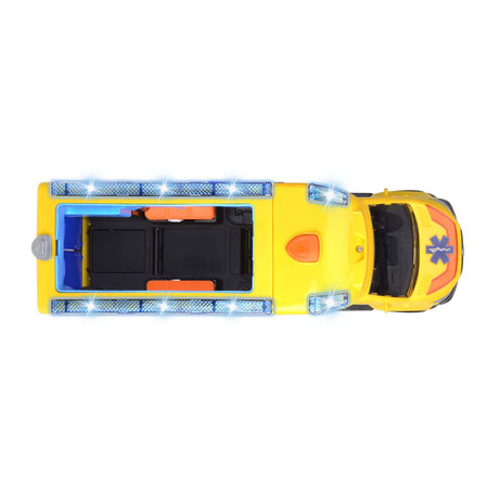 Dickie toys - mercedes benz sprinter rescue - ziekenwagen - ambulance - licht en geluid - vanaf 3 jaar