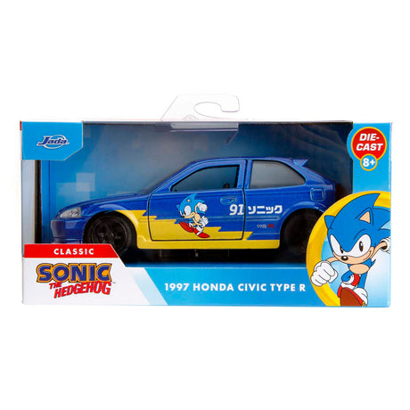 Jada toys - sonic 1997 honda civic type-r 1:32