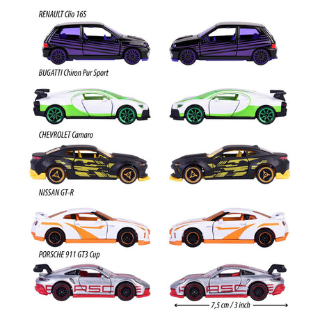 Majorette die-cast voertuigen limited edition 10, 5dlg.