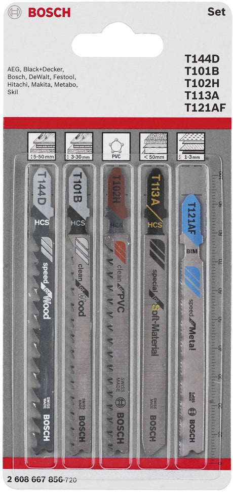 Bosch set t-shank (allrounder)