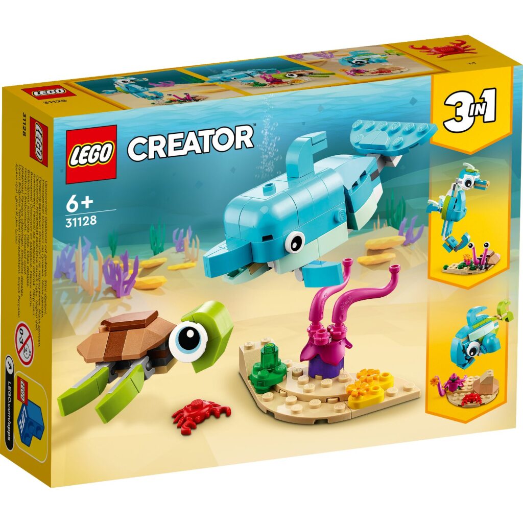 Tvůrce LEGO 31128 3in1 Dolphin a Turtle