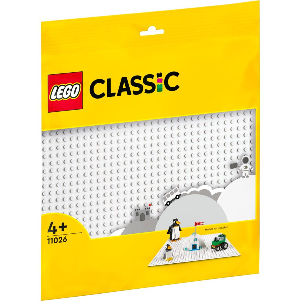 LEGO LEGO 11026 Plate Building Bianco