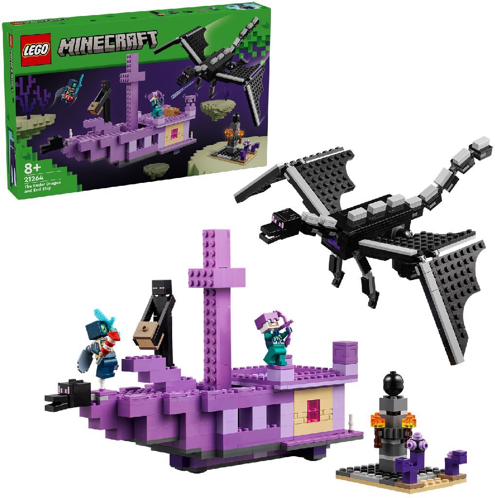 LEGO 21264 Minecraft Enderdraak and End Ship