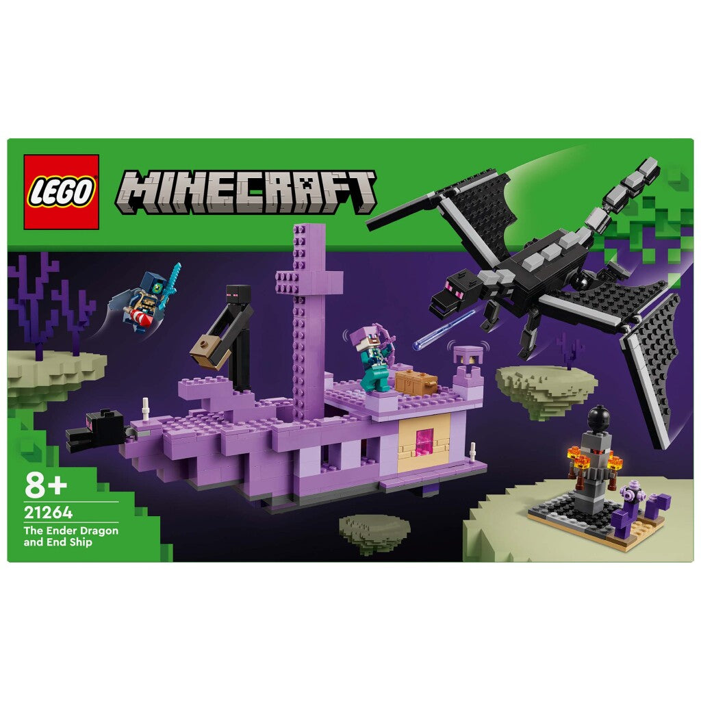 LEGO 21264 Minecraft The Enderdraak und Endschiff