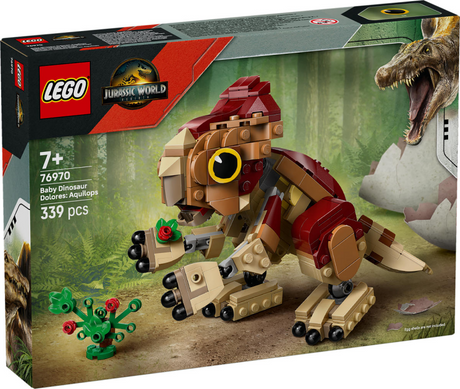 Lego jurassic world babydinosaurus dolores: aquilops