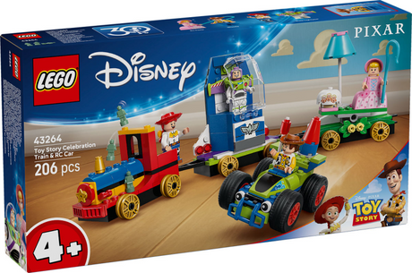 Lego disney pixar toy story feesttrein en rc auto