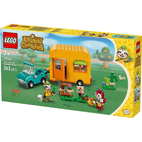 Lego animal crossing 77054 leifs caravan en winkel