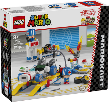 Lego super mario kart - toads garage