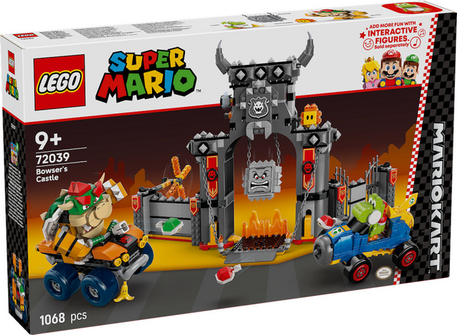 Lego super mario mario kart – bowsers kasteel