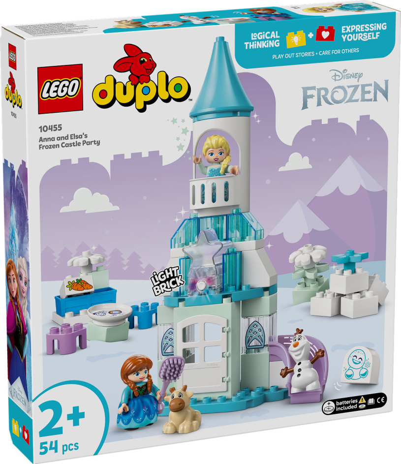Lego duplo ǀ disney anna en elsa's frozen kasteelfeest set - 10455