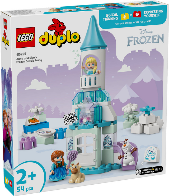 Lego duplo ǀ disney anna en elsa's frozen kasteelfeest set - 10455