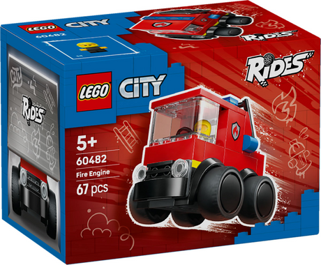 Lego city voertuigen rides – brandweerwagen