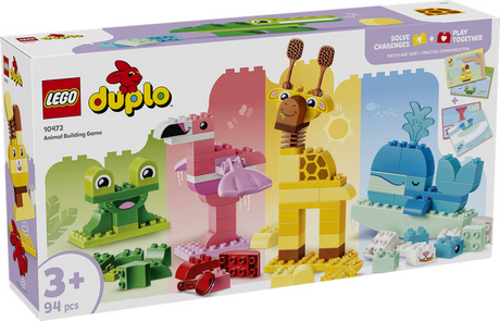Lego duplo dierenbouwspel educatief montessori speelgoed voor kinderen met dieren figuren 10472