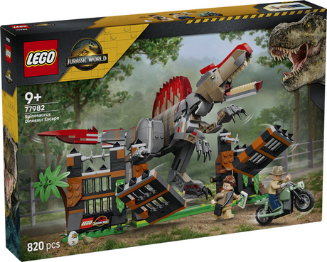 Lego jurassic world spinosaurus ontsnapping