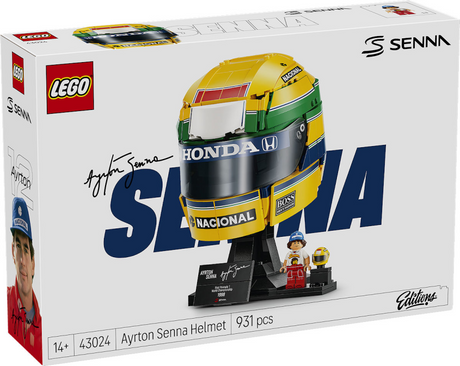 Lego editions helm van ayrton senna f1 auto helm bouwpakket voor kinderen en tieners 43024