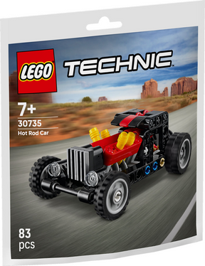 Lego technic - hot rod-auto (paperbag) - 30735