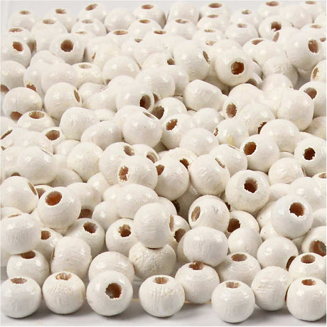 Creativ company https: www.cchobby.nl houten-kralen-d-5-mm-gatgrootte-1-5-mm-ca-150-stuk-wit-6-gr-1-doos