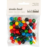 Creativ company https: www.cchobby.nl houten-kralen-d-10-mm-gatgrootte-3-mm-ca-70-div-diverse-kleuren-20-gr-1-doos
