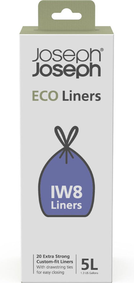 Joseph joseph deutschland gmbh joseph joseph eco liners afvalzakken grijs - iw8 - 5 l - 20 stuks
