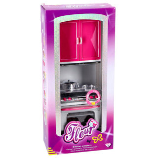 Fleur keuken speelset – gasfornuis met oven en keukenkastje