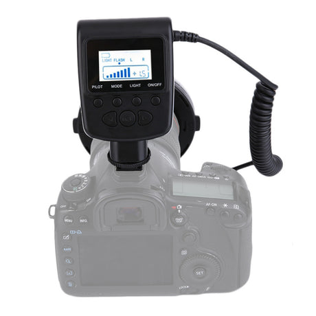 Studioking macro led ringlamp met flitser rl-130