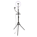 Studioking led vlog set sk-k190 met ringlamp en microfoonhouder