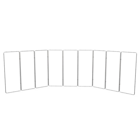 Studioking panoramische achtergrond green screen fsf-240900pt 240x900cm
