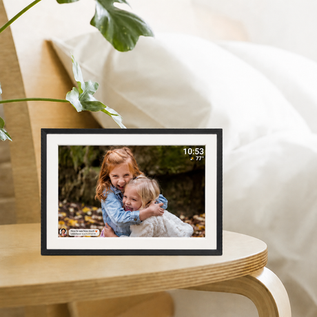 Benel frameo digitale fotolijst hf-109t zwart 10.1 inch met frameglow