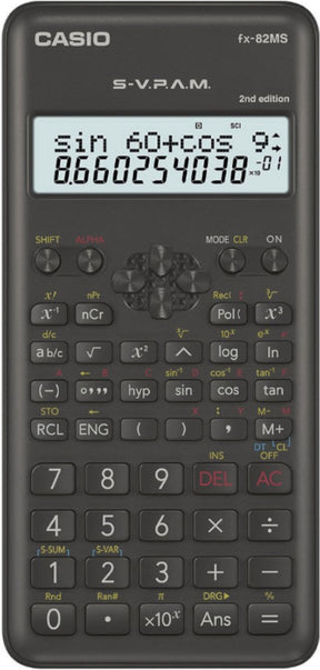 Casio fx-82ms-2 - wetenschappelijke rekenmachine