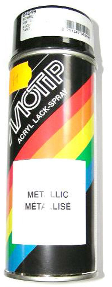 Motipspray Can 400ml Metallic-Zwart