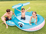 Intex Whale Schwimmbad mit Wassersprühgerät