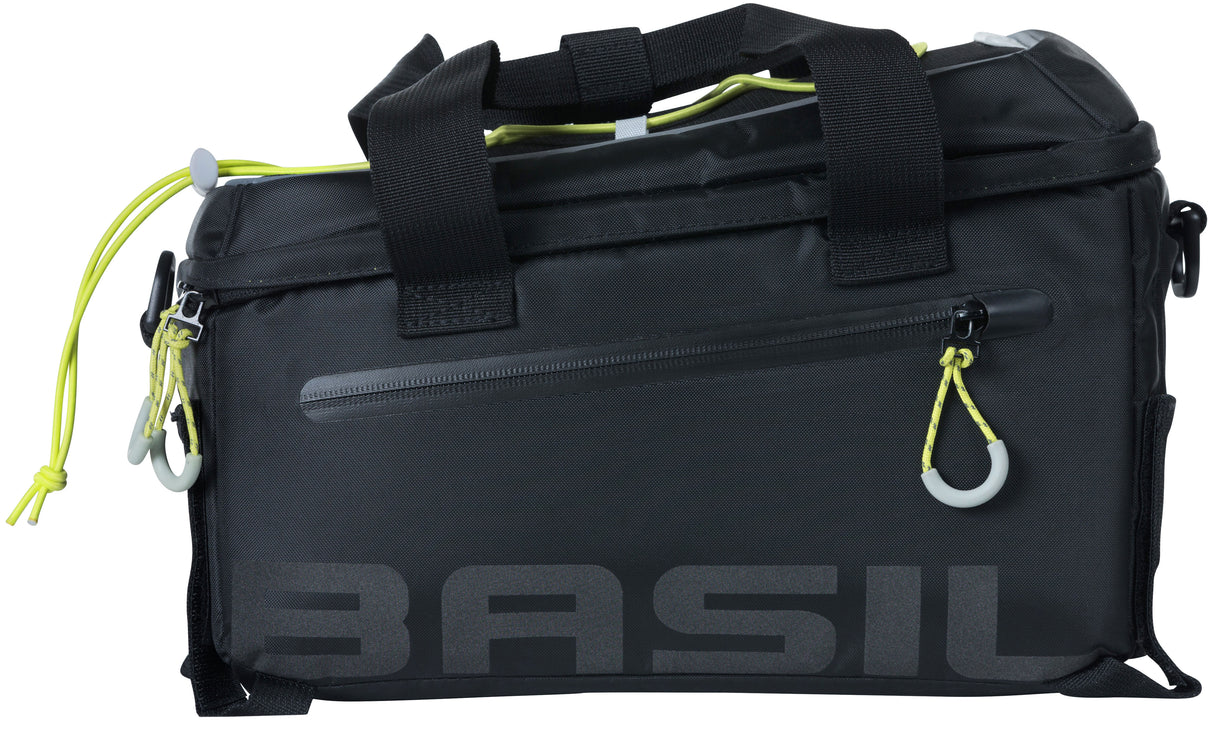 Basil Miles Trunkbag Sporty Black Luggage Bolsa de negocios para fondos deportivos 7L Black Lime