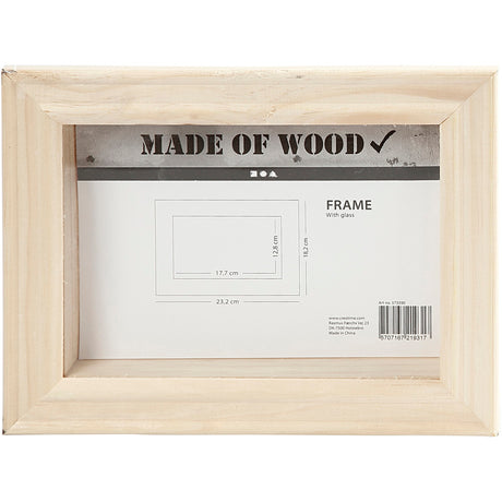 Creativ company http: www.cchobby.nl 3d-lijst-met-glas-d-2-5-cm-afm-18-2x23-2-cm-1-stuk
